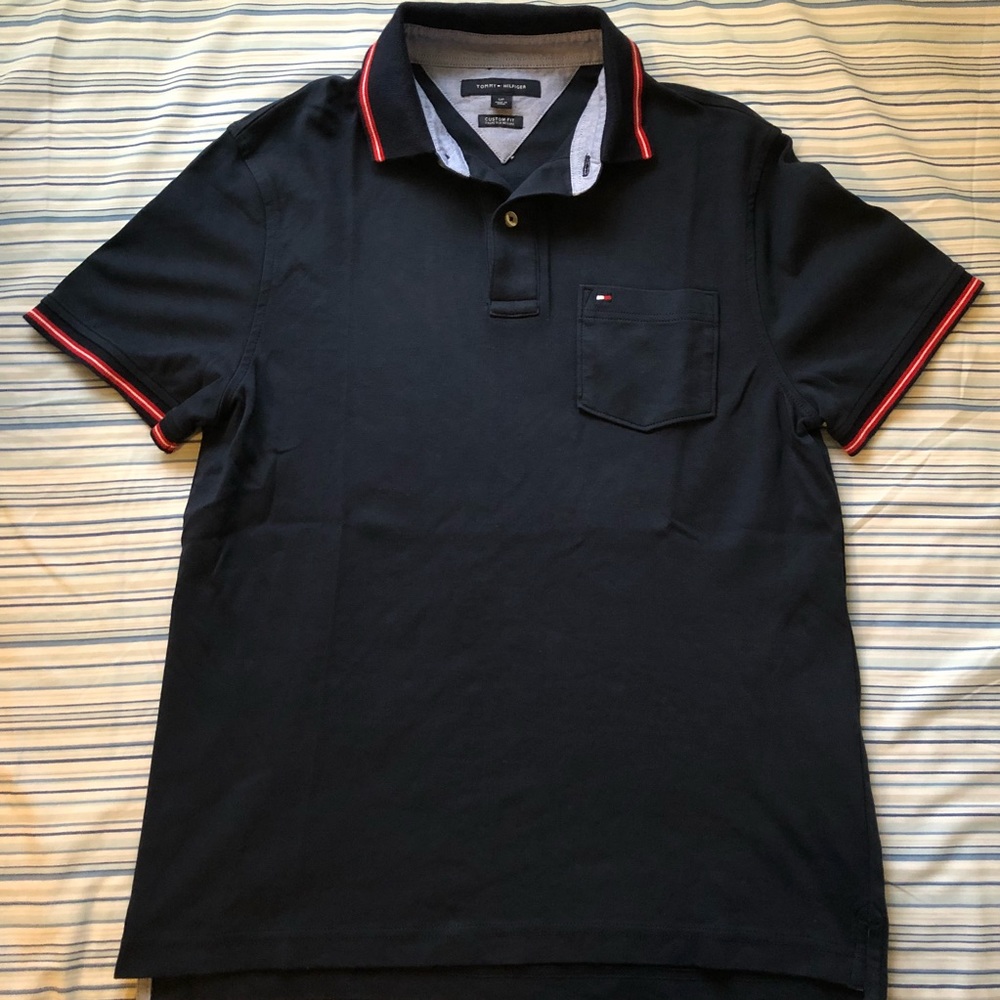 Tommy Hilfiger Navy Blue Polo Small